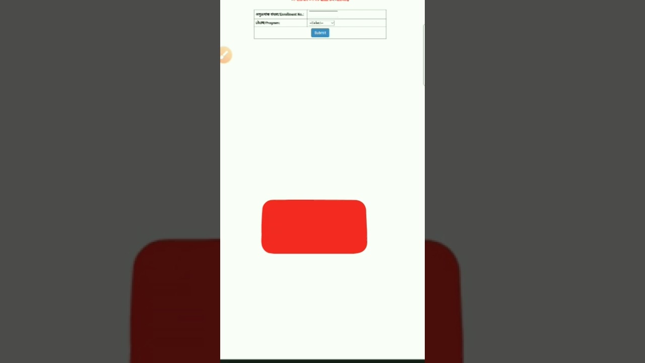 #ignouhallticket download/ December exam admit card