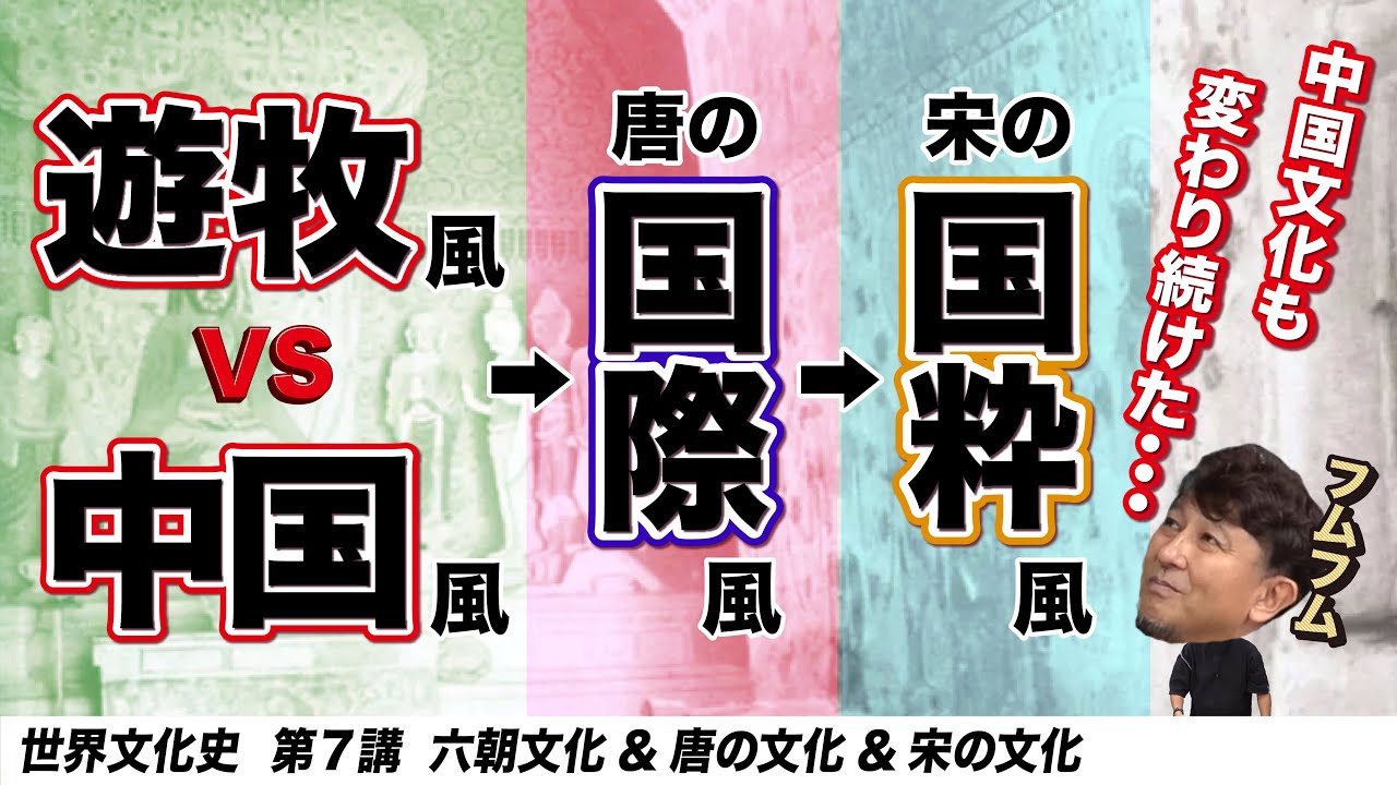 中国六朝・唐・宗の文化【世界文化史第7講】