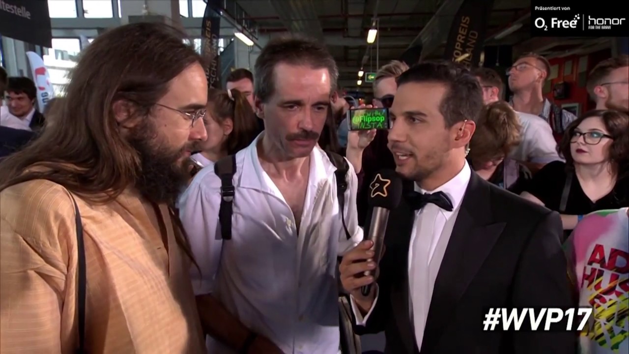 Webvideopreis 2017: HGich.T auf dem Blue Carpet
