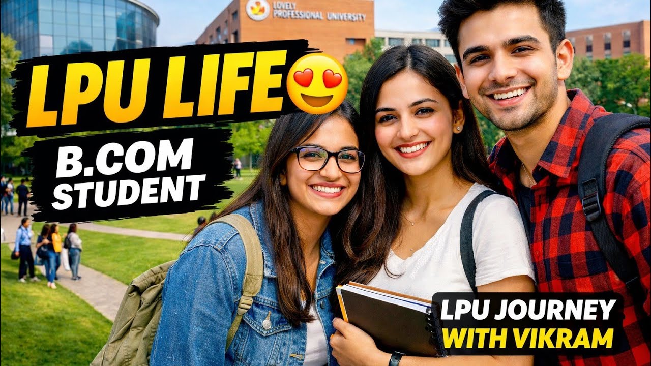 LPU B.Com Student Daily Routine | College Life Vlog| By LPU journey with Vikram 