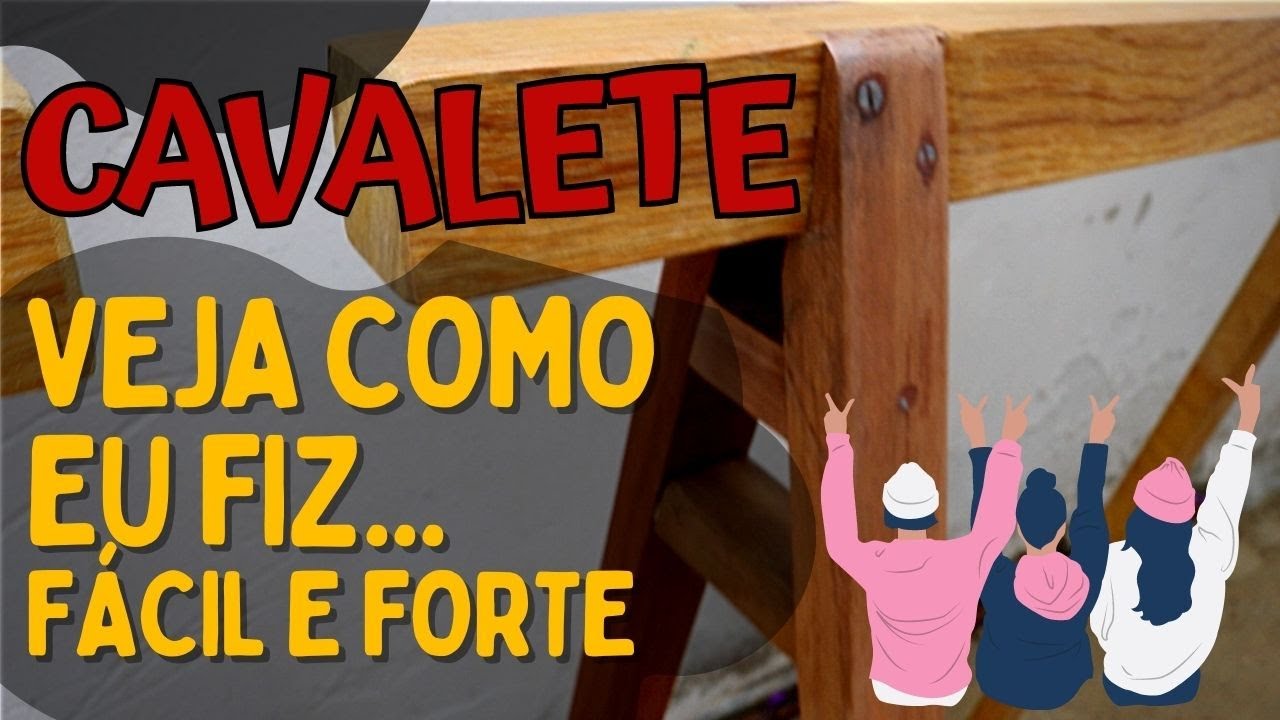 Como fazer CAVALETES fortes e úteis, para o trabalho ou como decoração em uma mesa de trabalho.