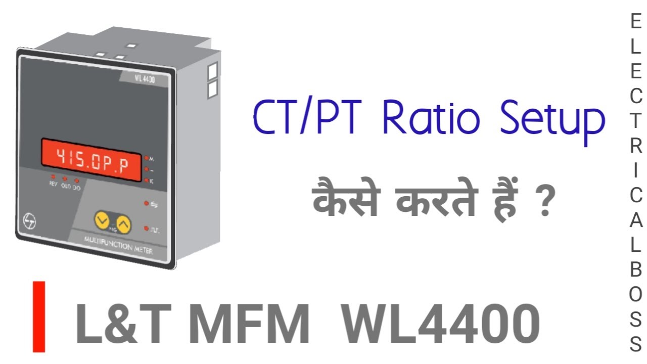 L&T Multifunction Meter WL4400 Setup
