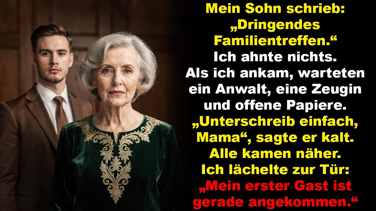 „Mama, unterschreib.“ Beim Familientreffen flog die Falle auf – ich war bereit!