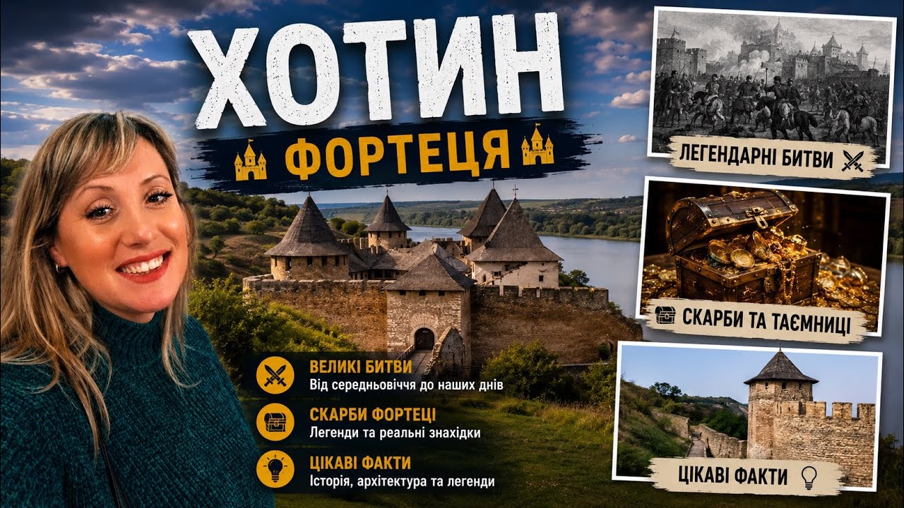 Історія Хотинської фортеці. Битви, скарби та цікаві факти!