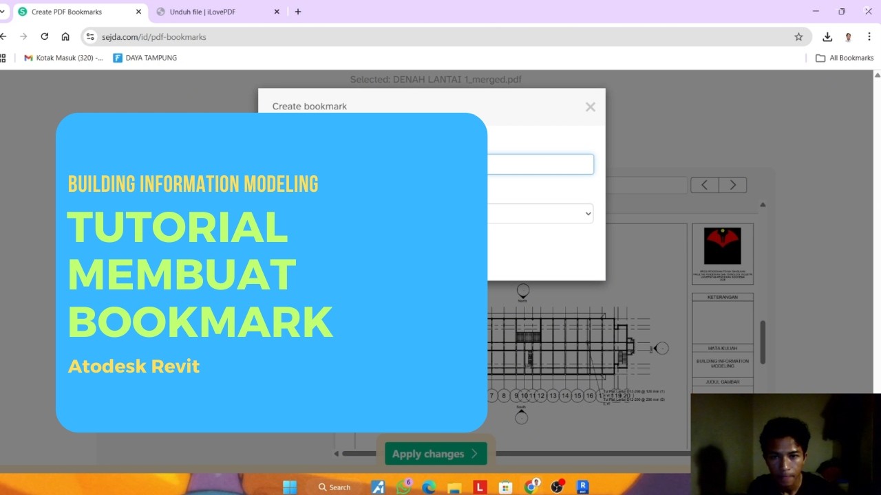 Tutorial Revit to PDF: Cara Plot & Gabung Gambar dengan Bookmark Sejda!