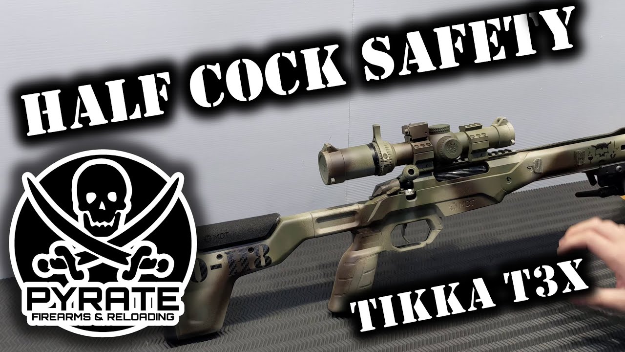 Best Safety Mod for your Hunting Rifle - Tikka T3x Bolt Half Cock Modification