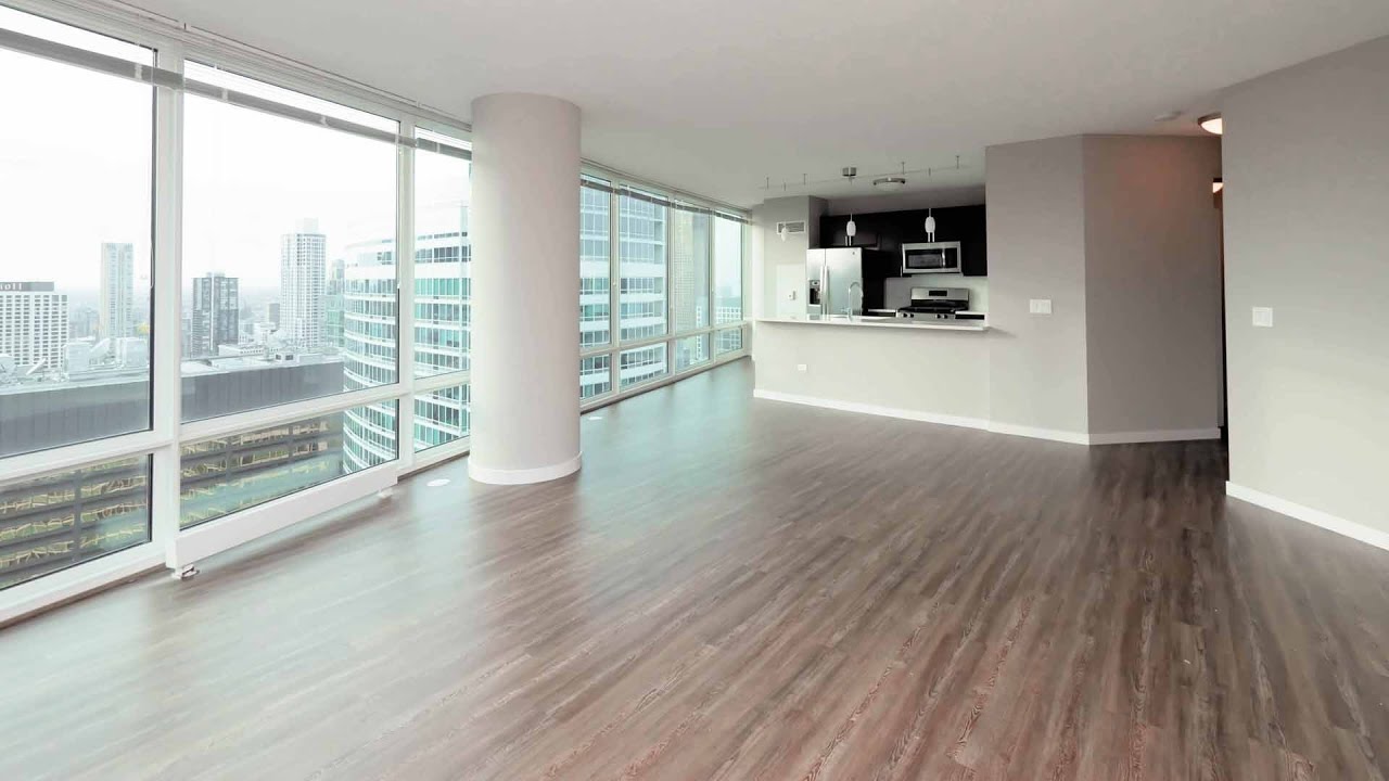 Tour a 48th-floor 3-bedroom, 2-bath at Streeterville's Atwater apartments
