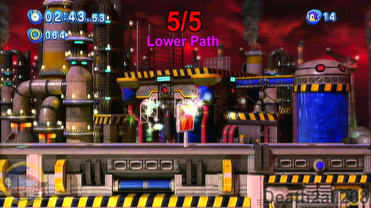Sonic Generations: Red Star Ring Guide (Chemical Plant Zone)