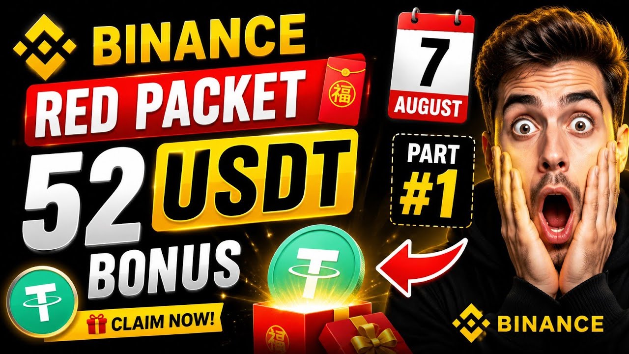 Binance Red Packet Code Today | August 7, 2026 | Free USDT Red Packet | USDT Bonus