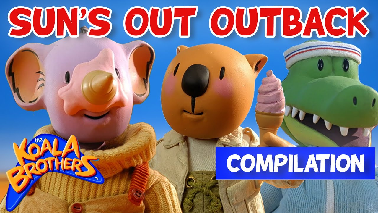 The Sun's Out Outback! ☀️🥵  |  @KoalaBrothersTV  | 30+ Mins | Animation for Kids
