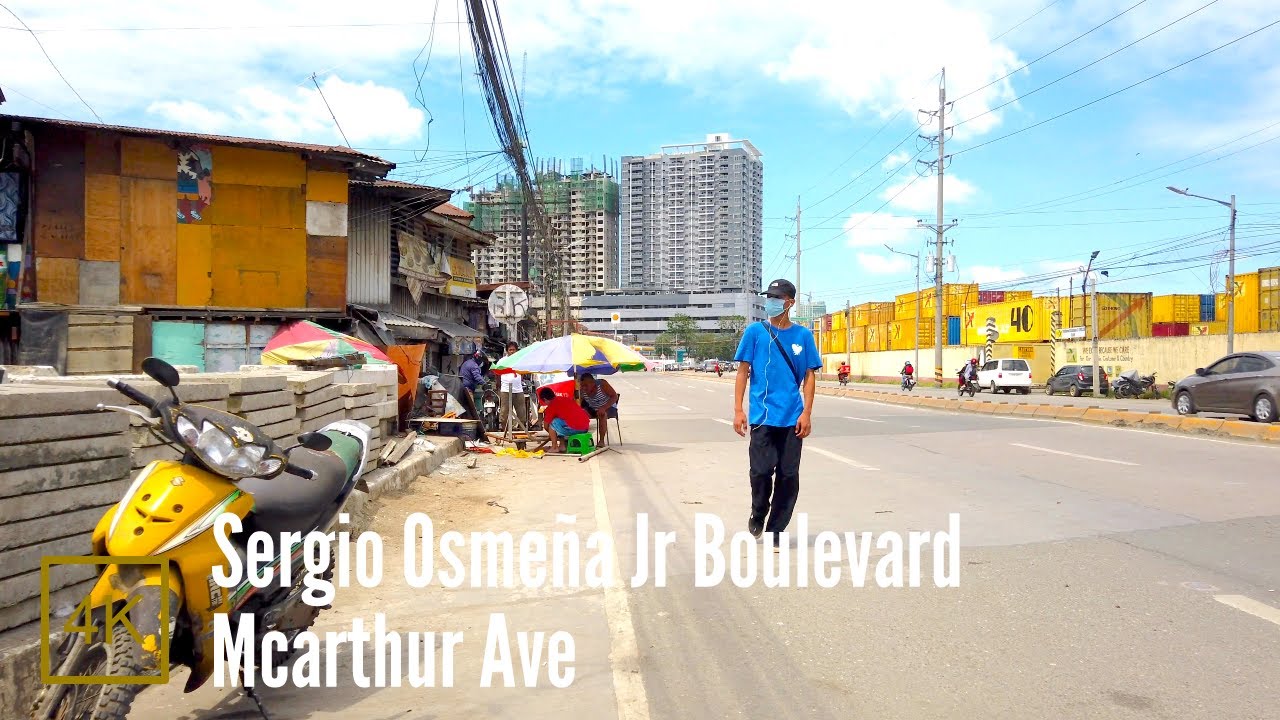Sergio Osmeña Jr Boulevard Mcarthur Ave, Cebu, Philippines【4K】