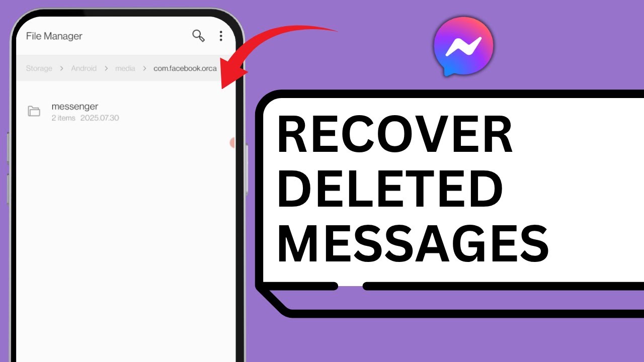 MESSENGER DELETED PHOTOS RECOVERY|  RESTORE MESSENGER PHOTOS