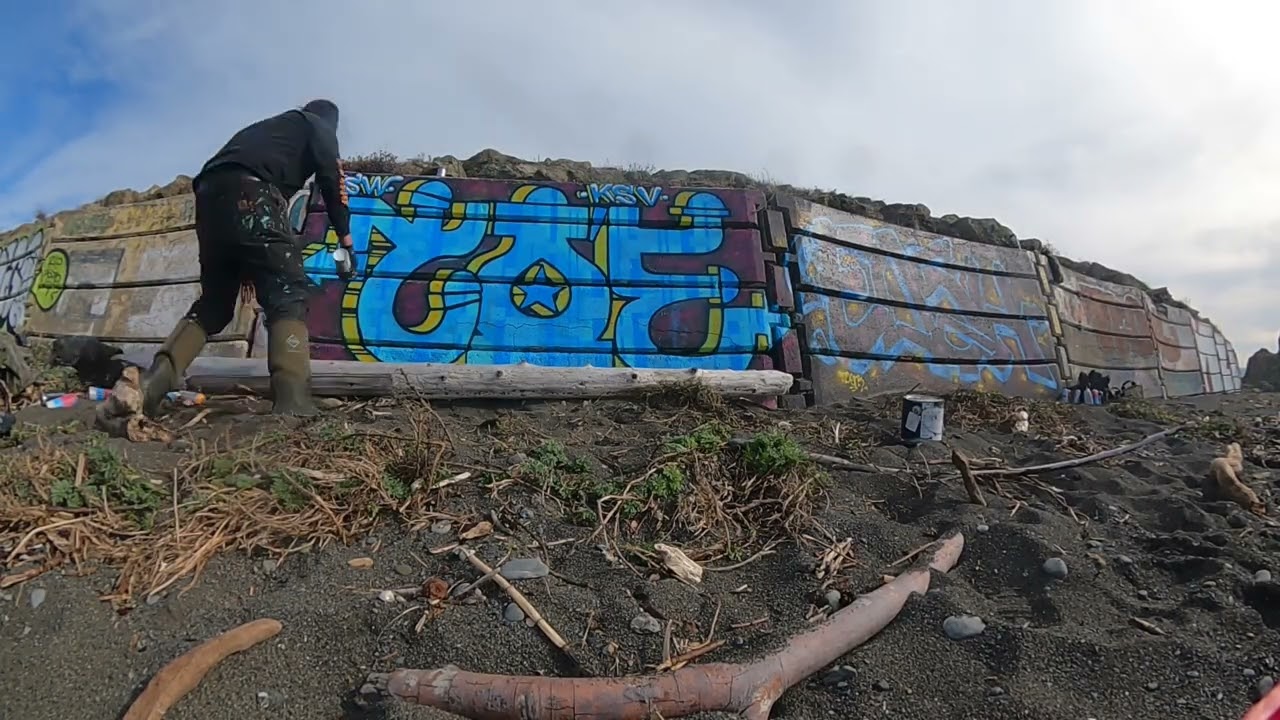 Beach bummin #graffiti