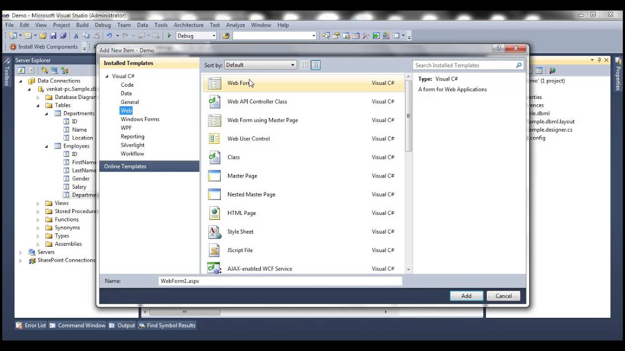 Part 1   LINQ to SQL