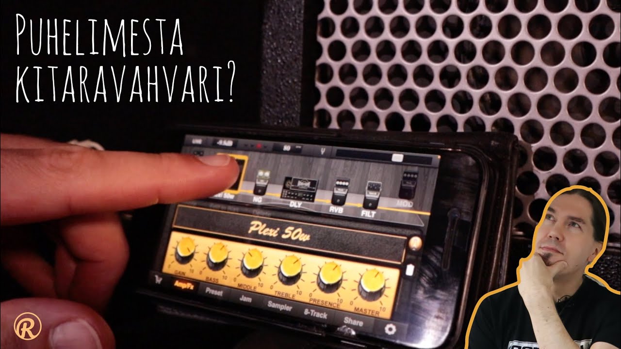Voiko puhelin korvata kitaravahvistimen?