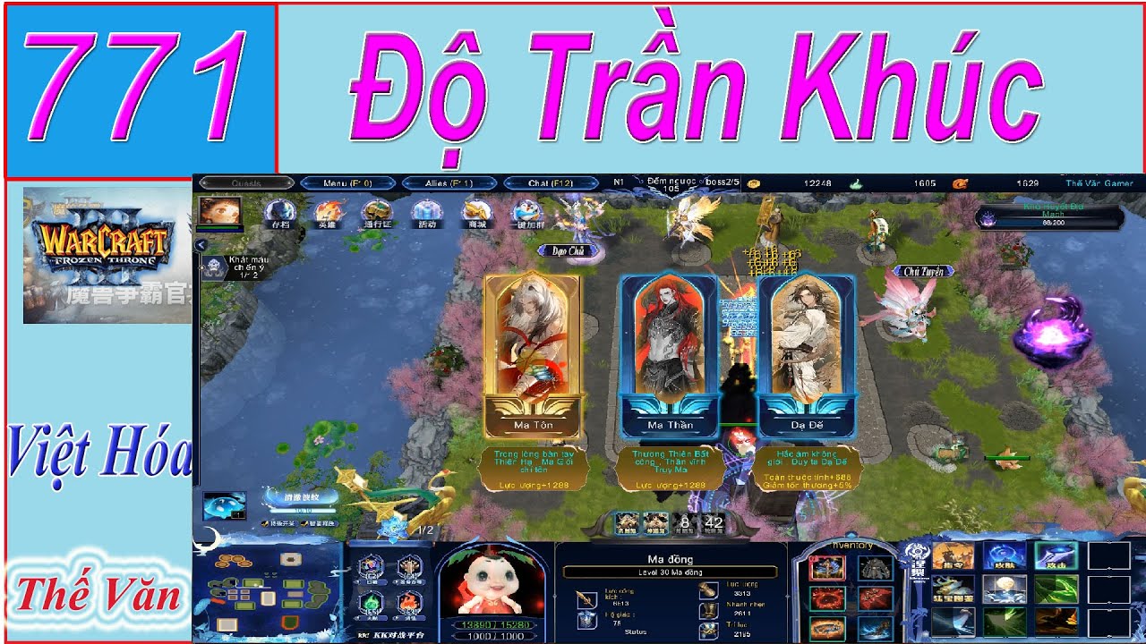 WAR3 - 771 | Độ Trần Khúc -- Việt Hóa -Sinh tồn tiến hóa tướng | Warcraft 3 | WC3