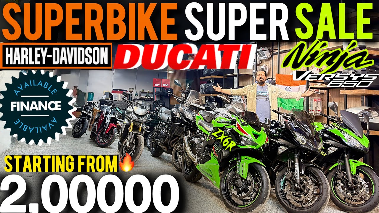 Second Hand Superbike collection Moto 1 Delhi under 2lakh Ninja ZX6R 650 Ducati Benelli TRK Triumph?