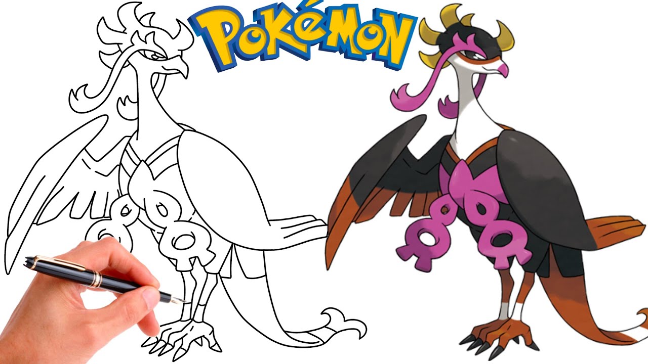 How To Draw FEZANDIPITI POKEMON #1016 | Generation 9