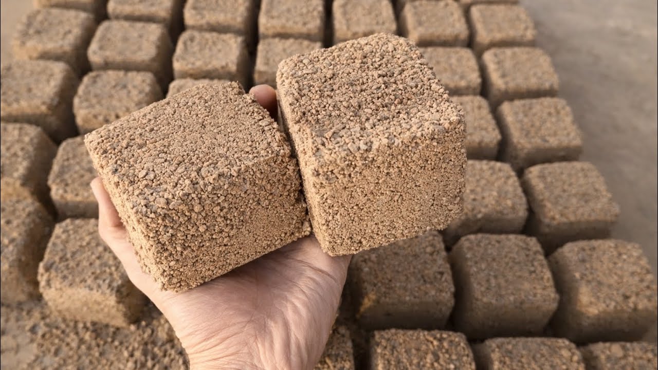 New🔥super crunchy white concrete fully dry floor crumbling oddly satisfying video