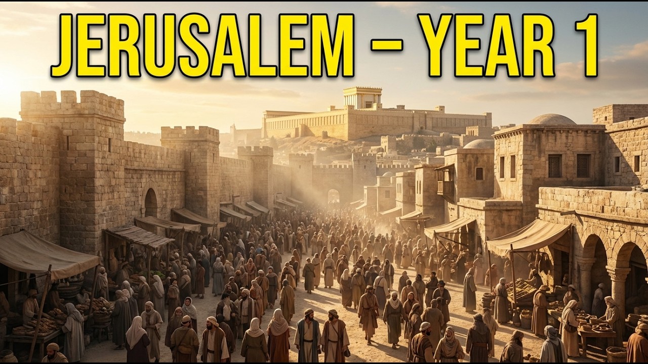 What Life Was Like in Jerusalem in the Time of Jesus | 1 AD | The City of the Crucifixion | With AI