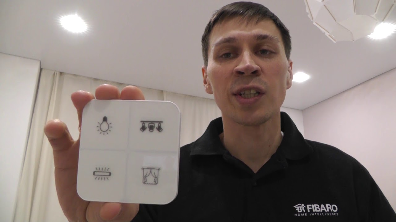 Сенсорный сценарный z-wave пульт контроллер Aeotec WallMote