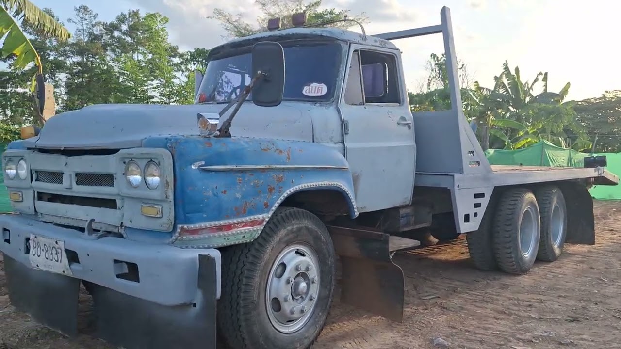 รีวิวสิบล้อเทเลอร์หัวยาวในตำนานยังไม่มีคู่ครอง 145 hp คลาสสิคสุดๆ ten wheel trailer