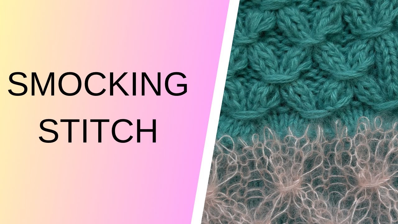 SMOCKING STITCH🧶ŚCIEG MARSZCZONY na drutach – efektowny wzór krok po kroku