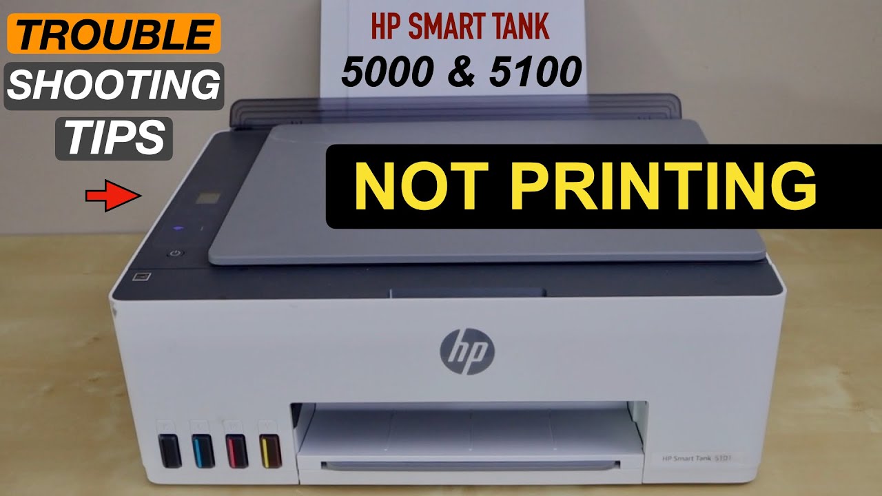 Принтеры HP Smart Tank 5000 и 5100 не печатают — 9 советов по устранению неисправностей!!