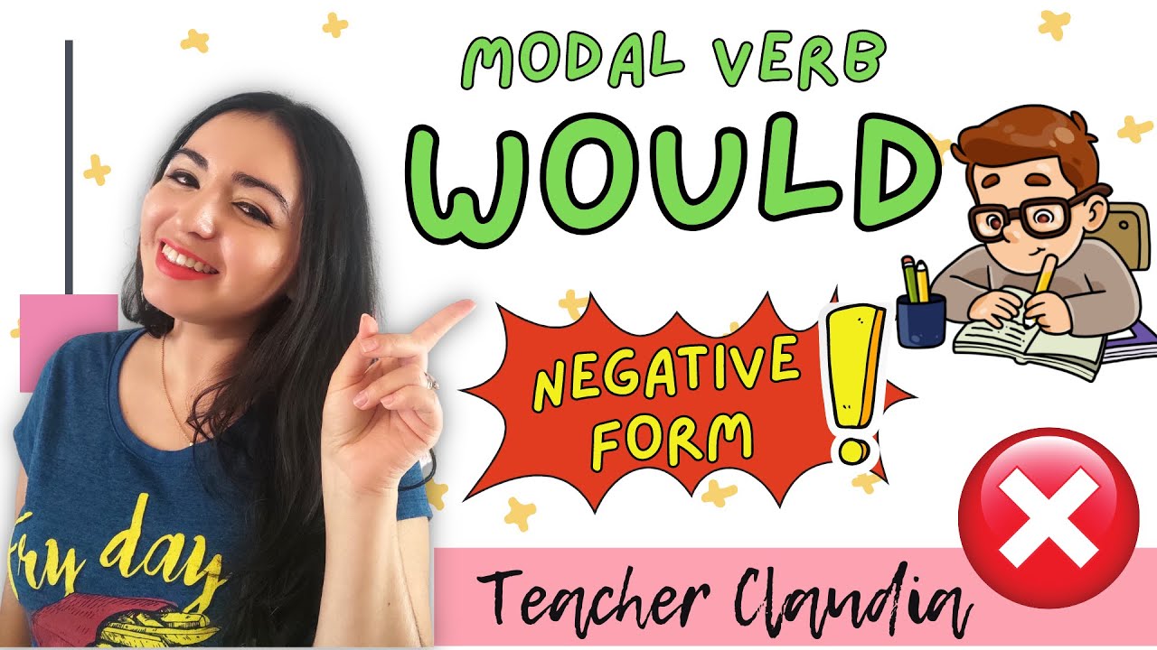 Modal verb WOULD🤓 Forma NEGATIVA❌ Uso, explicación, ejemplos fáciles y actividad📓