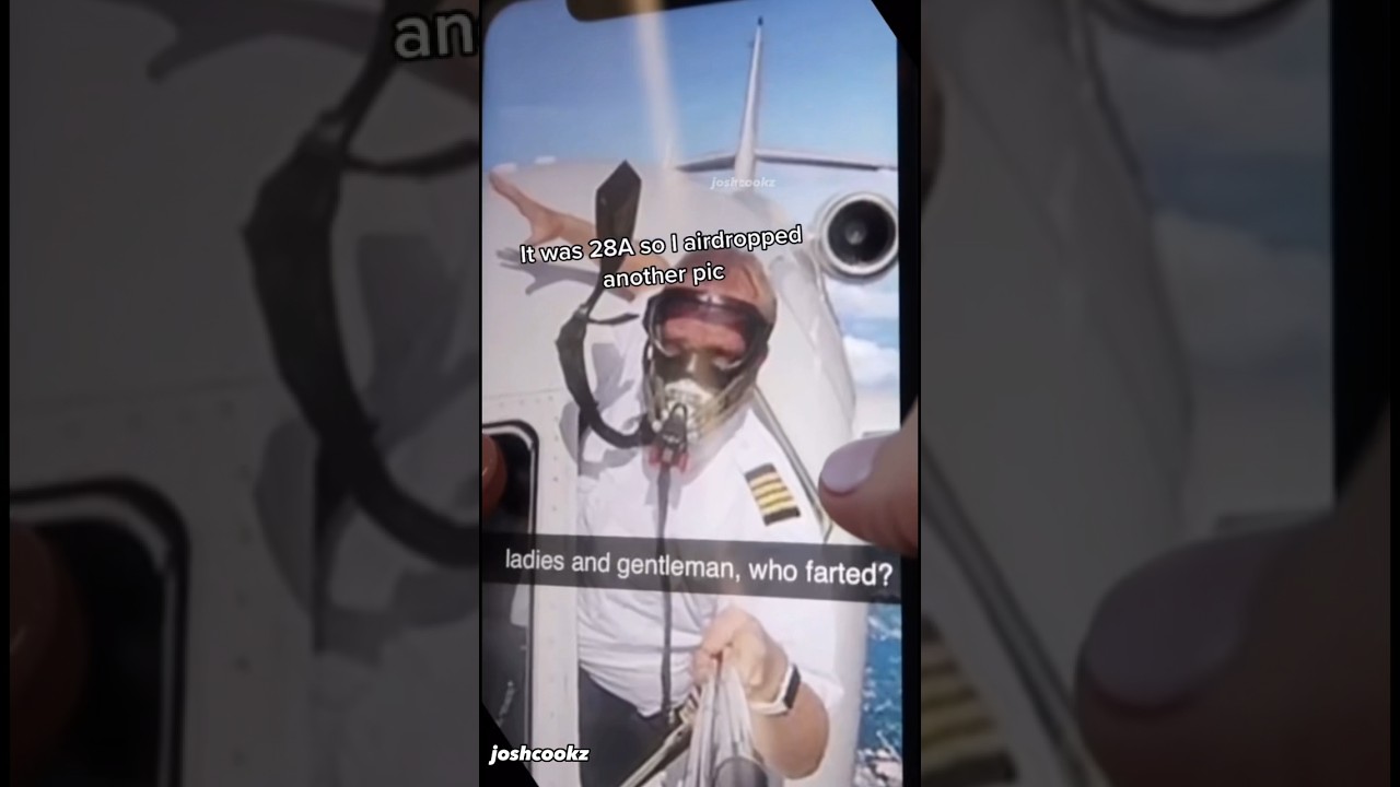 Airdrop emergency on plane #funnymemes #funny #airdrop #pranks