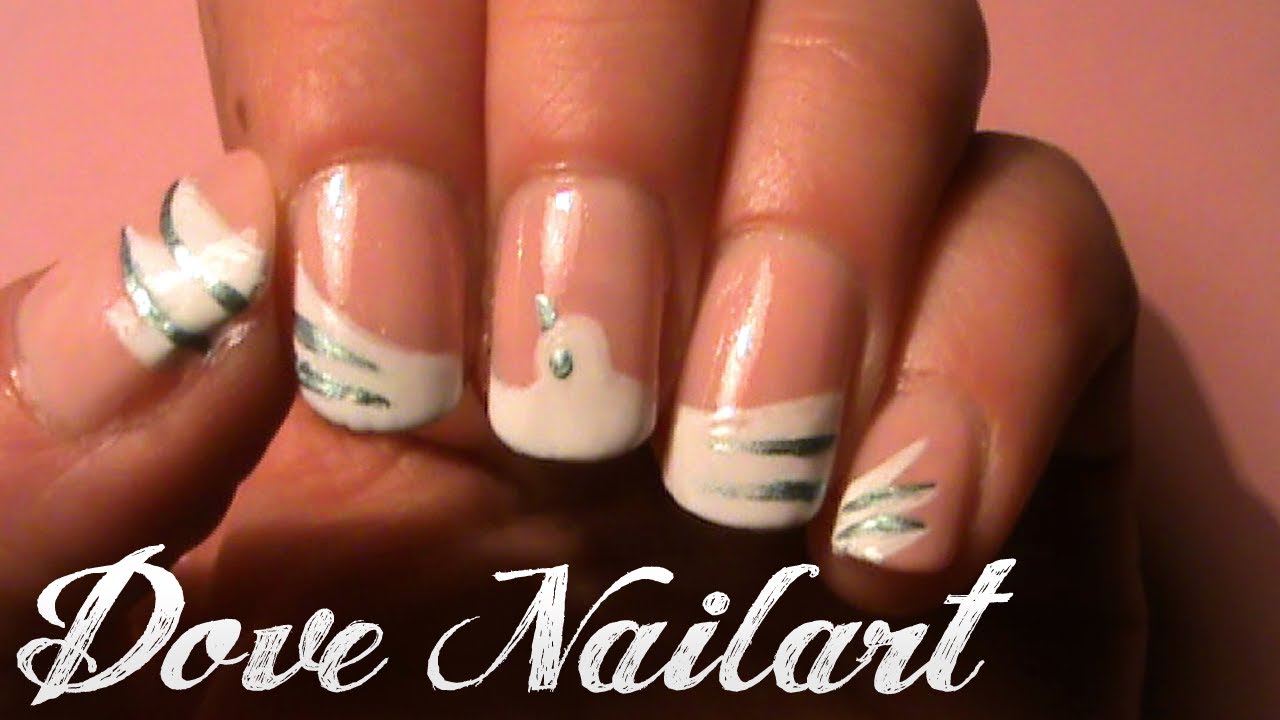 How to do dove bird nailart &hearts; easy and elegant