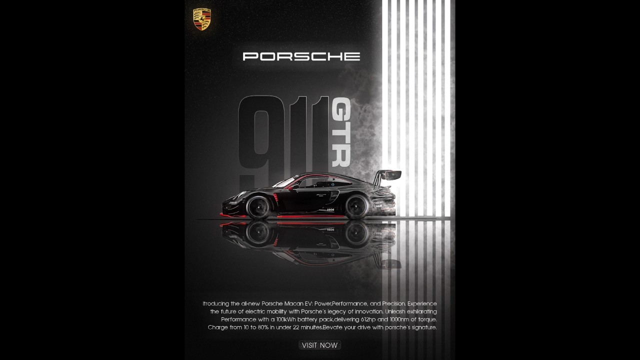 Making an EPIC Car Poster in Photoshop