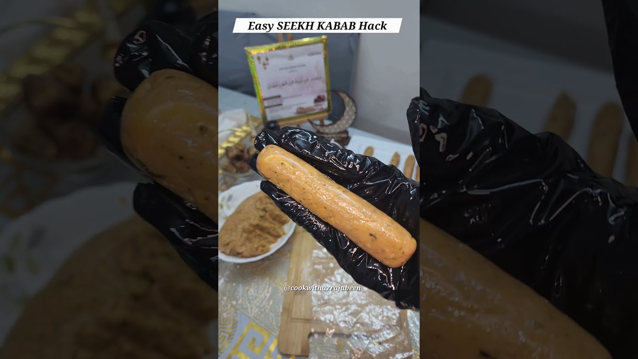 How To Make Perfect Seekh Kabab |Viral seekh kabab hack #ramzan #ramadan #hack #seekhkabab #shorts