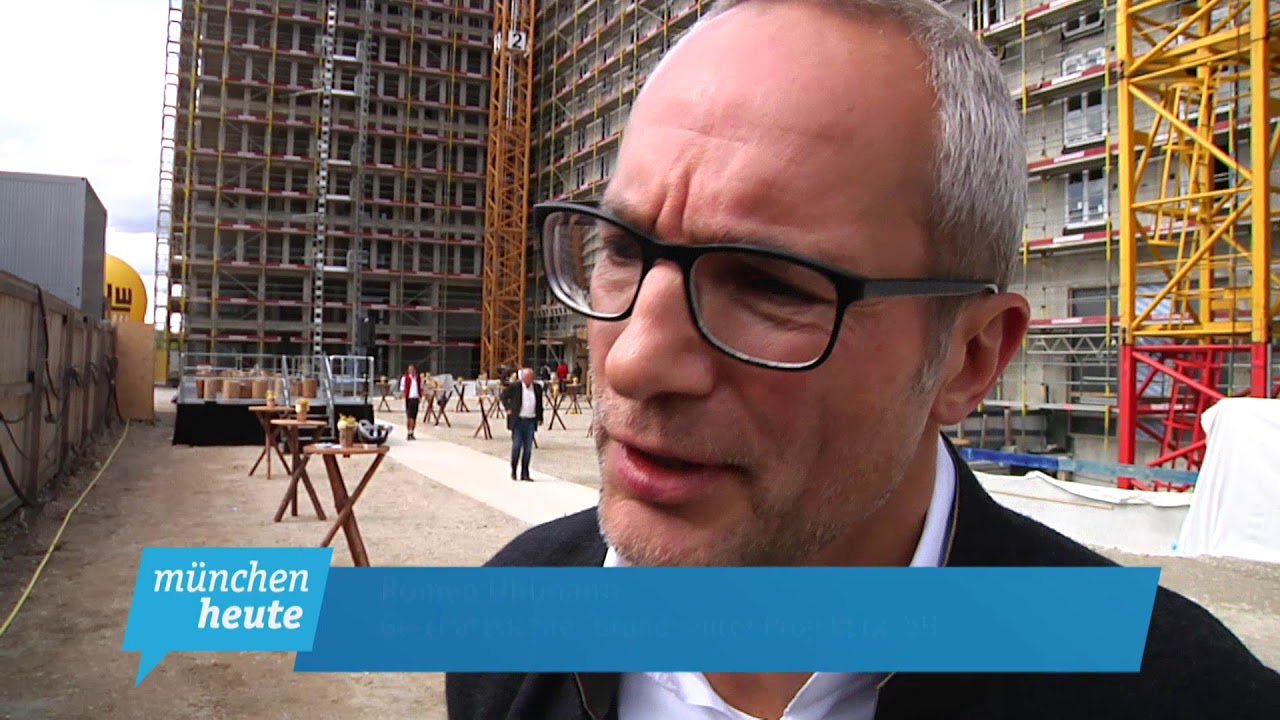 Neues Wohn- und Büro-Hochhaus MO82 feiert Richtfest