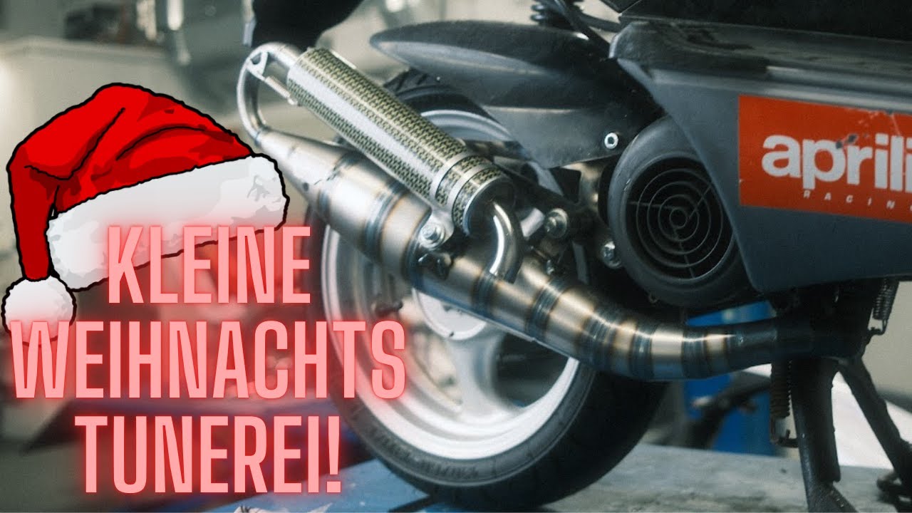 Kleine Weihnachtstunerei! Aprilia SR50 Replica Projekt!