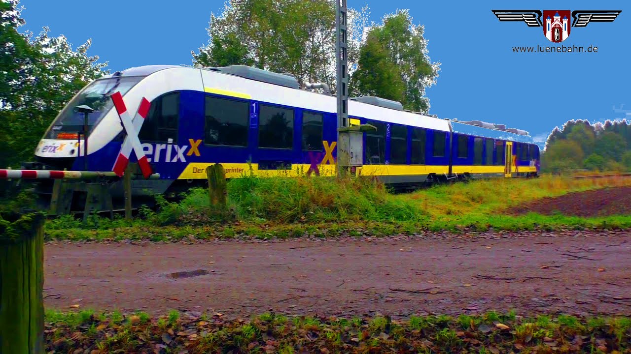 Bahnübergänge auf der Heidebahn zw. Walsrode & Soltau (korr.)