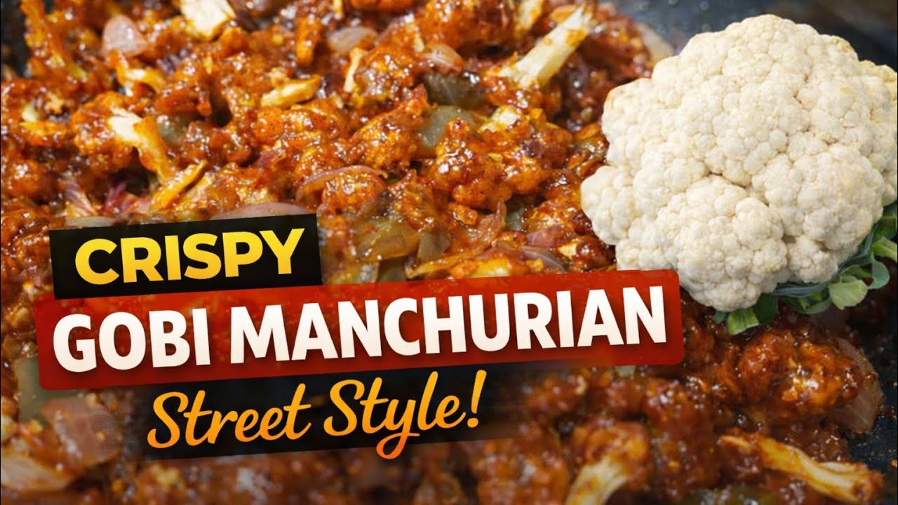  Crispy cauliflower Manchurian 😍🔥 | Street-Style Veg Starter You’ll Love!