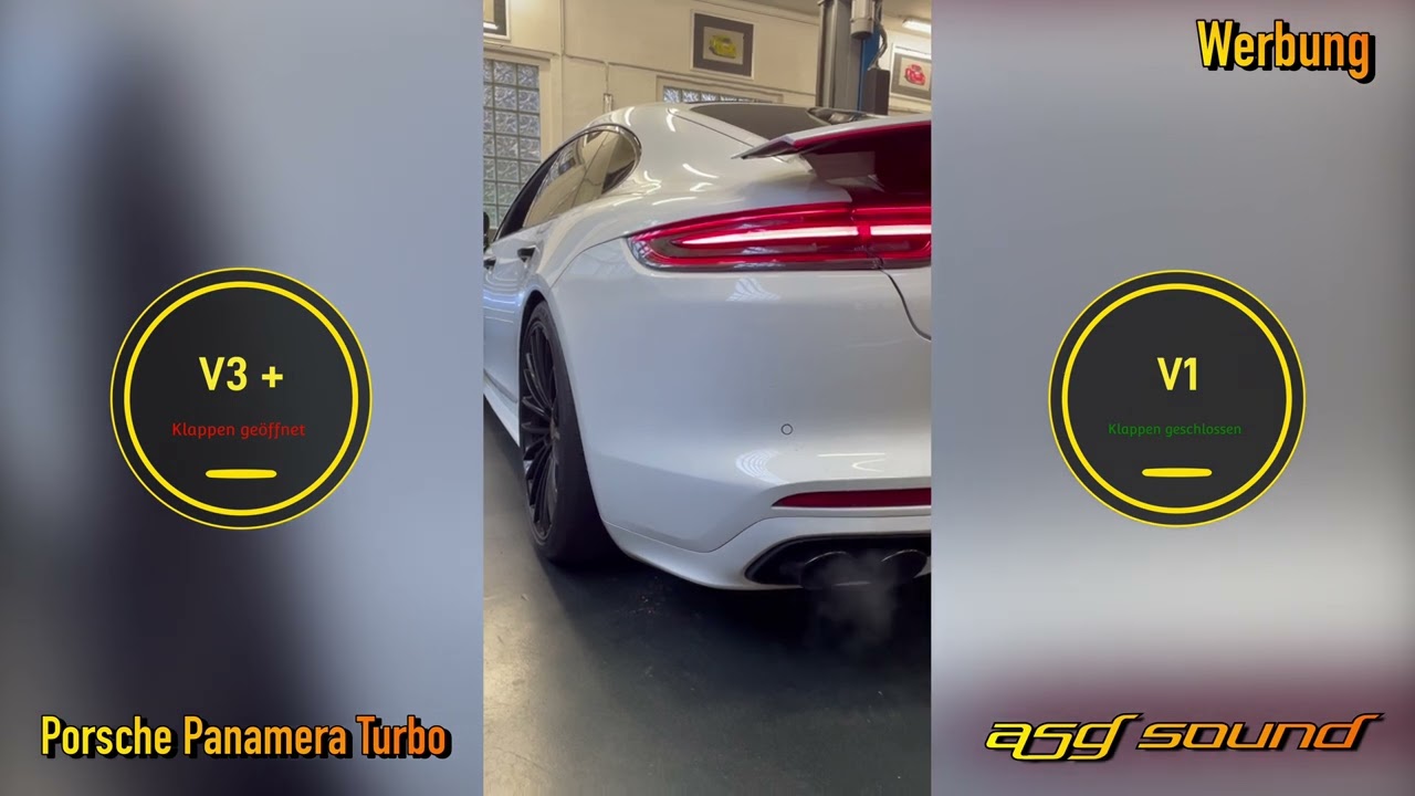 Porsche Panamera Turbo | V1/V3+ | ASG Sound | Sportauspuff
