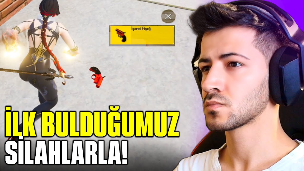 KARDEŞİMLE İLK BULDUĞUMUZ SİLAHLARLA WİN ALMAK? pubg mobile