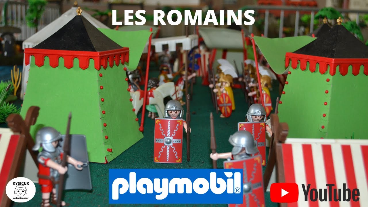 saint just 2018 - diorama playmobil romain, roman, romano, gaulois, celte