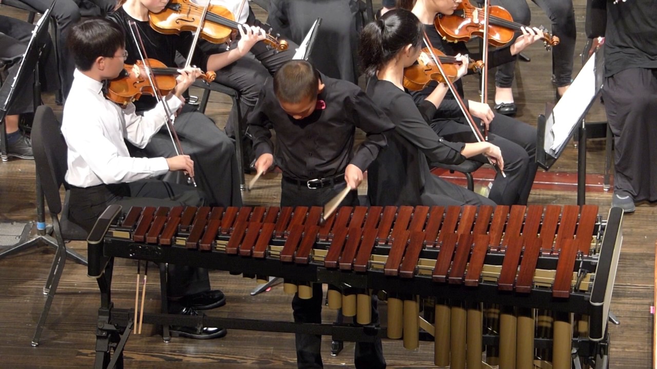 JS Bach – Violin Concerto in a minor - Francis Chua, marimba