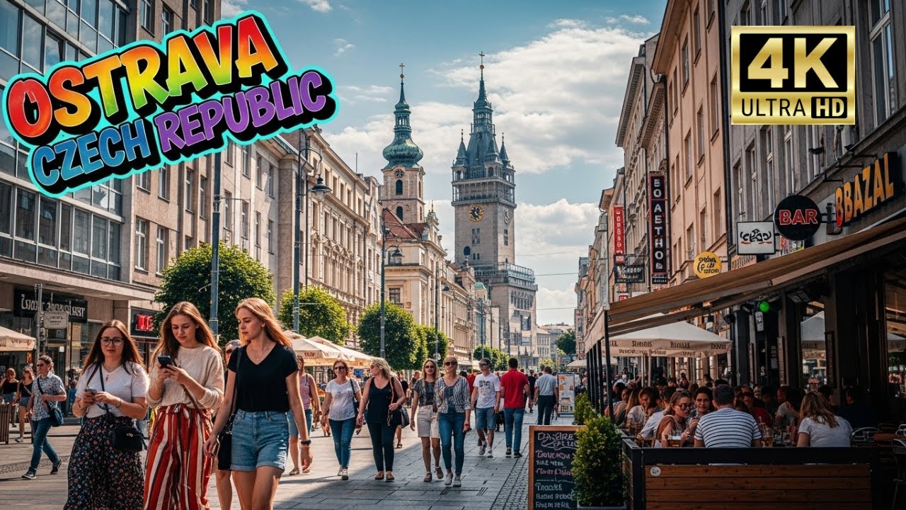 Ostrava Walking Tour Czechia: Explore its Gritty Charm | 4K UHD
