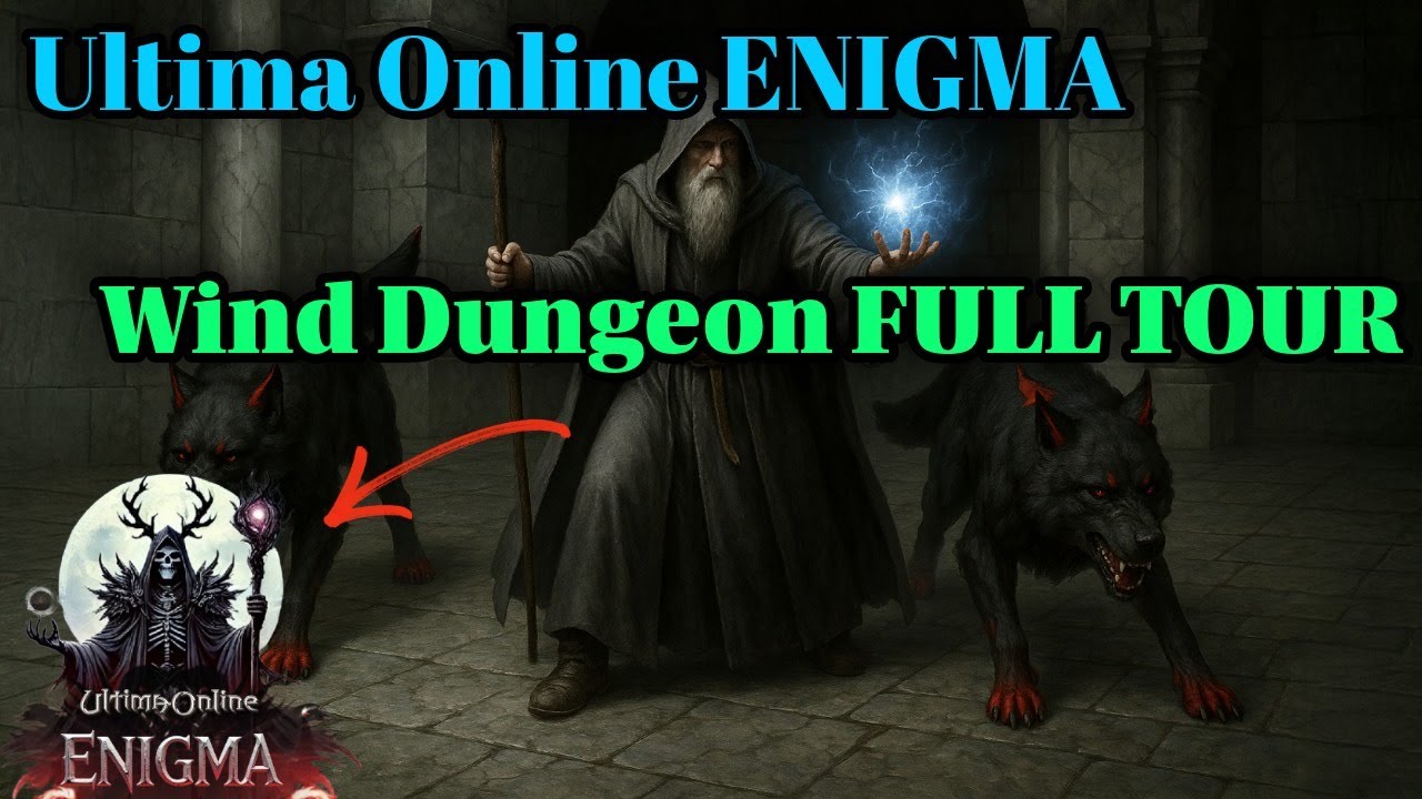Ultima Online Enigma – Full Tour of Wind Dungeon (2025)