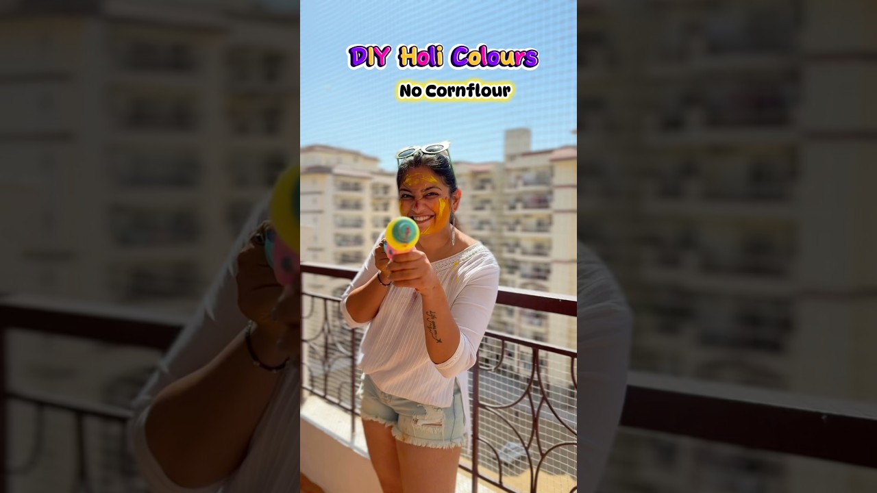DIY Holi Colors | organic homemade holi colours #holi #natural #organic #shorts