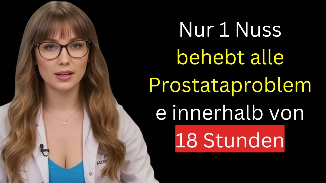 Diese Nuss hilft, die Prostata zu verkleinern – die Wahrheit für Männer ab 50, die niemand sagt