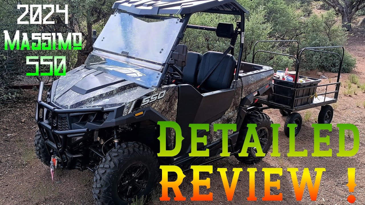 Подробный обзор Massimo T Boss 550 side-by-side от Tractor Supply!