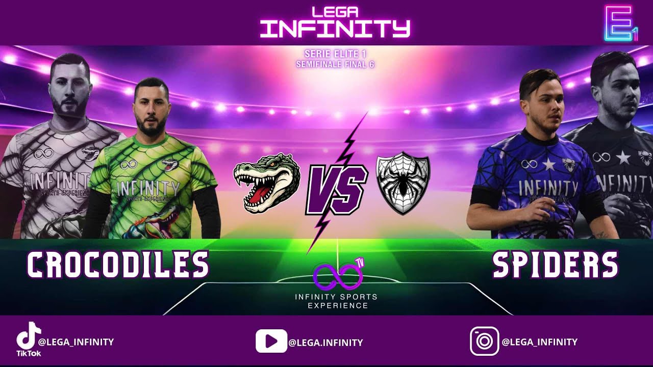 | CROCODILES VS SPIDERS | SEMIFINALE FINAL 6 | SERIE ÉLITE 1 |