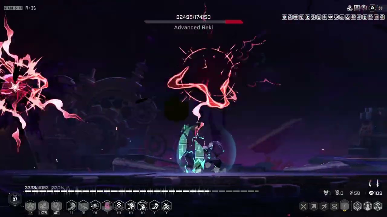 Blazblue Entropy Effect: Hakumen's Kokujin: Shippu is crazy