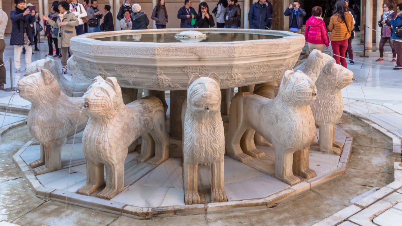 La cour des lions de l'Alhambra