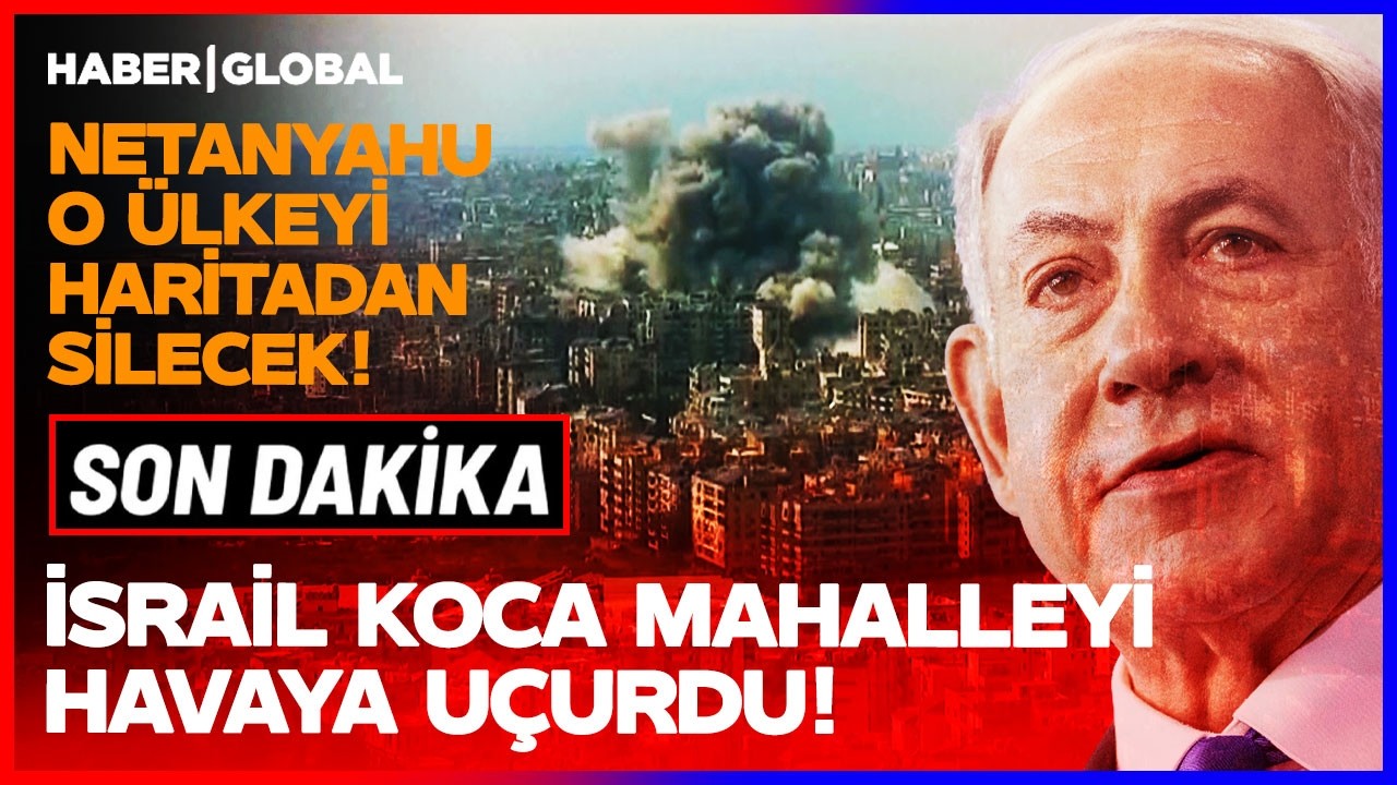 ŞEHRE FÜZELER YAĞIYOR! Netanyahu'nun İyice Gözü Döndü! İsrail O Ülkeyi Haritadan Silecek!